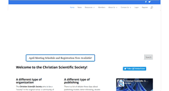 Desktop Screenshot of christianscientific.org